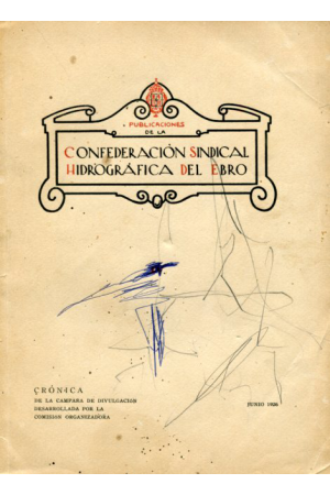 (1926) CONFEDERACIÓN SINDICAL HIDROGRÁFICA DEL EBRO