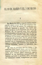 (1873) EL 19 DE MARZO Y EL 2 DE MAYO DE GALDÓS