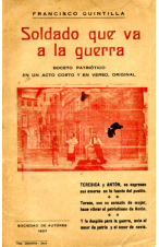 (1937) SOLDADO QUE VA A LA GUERRA