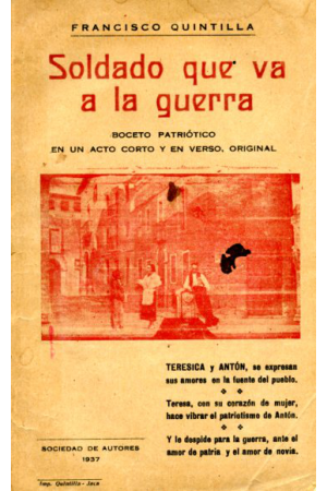 (1937) SOLDADO QUE VA A LA GUERRA