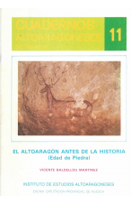 (1989) ELALTOARAGÓN ANTES DE LAHISTORIA. EDAD DE PIEDRA DE VICENTE BALDELLOU
