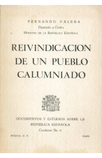 (1968) REIVINDICACIÓN DE UN PUEBLO CALUMNIADO DE FERNANDO VALERA