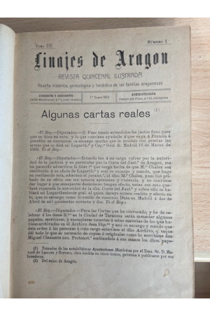(1912) LOS LINAJES DE ARAGÓN TOMO 3