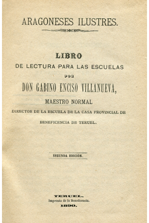 (1890) ARAGONESES ILUSTRES