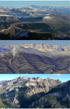 EL PIRINEO DE HUESCA  DESDE EL CIELO