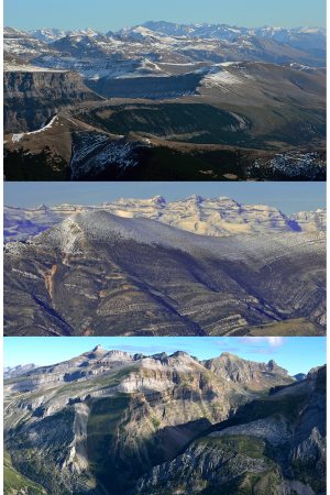 EL PIRINEO DE HUESCA  DESDE EL CIELO