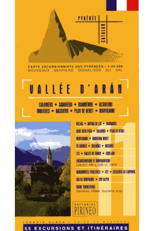 Carte Vall&eacute;e d&acute;Ar&aacute;n