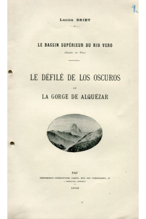(1909) LUCIEN BRIET LA GORGE DE ALQUEZAR