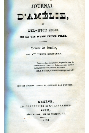 (1841) JOURNAL D&acute;AMELIE