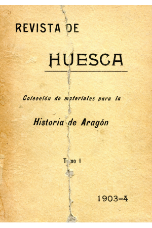 (1903) REVISTA DE HUESCA 6 N&Uacute;MEROS.
