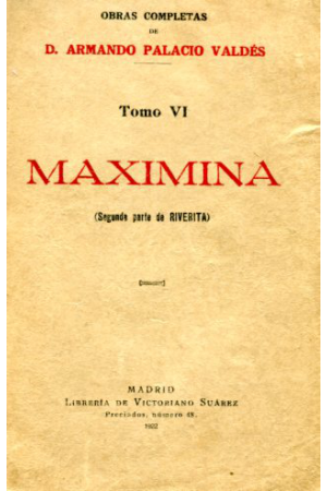 (1922) MAXIMINA DE PALACIO VALD&Eacute;S