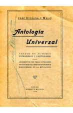 (1928) ANTOLOGÍA UNIVERSAL