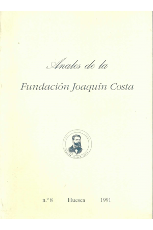 (1991) ANALES DE LA FUNDACIÓN JOAQUÍN COSTA