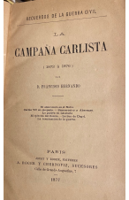 (1877) LA CAMPA&Ntilde;A CARLISTA (1872-1876) POR FRANCISCO HERNANDO